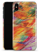Liquid Abstract Paint Remix V72 - iPhone X Clipit Case
