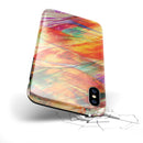 Liquid Abstract Paint Remix V72 - iPhone X Swappable Hybrid Case