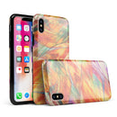 Liquid Abstract Paint Remix V72 - iPhone X Swappable Hybrid Case
