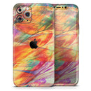 Liquid Abstract Paint Remix V72 - Vinyl Skin Wrap for iPhone 17 Pro Max, 17 Pro, 17 Air, 17, 16 & All Models — Soft Matte or Ultra Gloss
