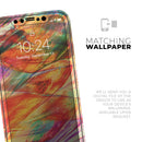 Liquid Abstract Paint Remix V72 - Vinyl Skin Wrap for iPhone 17 Pro Max, 17 Pro, 17 Air, 17, 16 & All Models — Soft Matte or Ultra Gloss