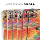 Liquid Abstract Paint Remix V72 - Vinyl Skin Wrap for iPhone 17 Pro Max, 17 Pro, 17 Air, 17, 16 & All Models — Soft Matte or Ultra Gloss