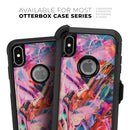 Liquid Abstract Paint Remix V73 - Skin Kit for the iPhone OtterBox Cases