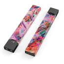 Liquid Abstract Paint Remix V73 - Premium Decal Protective Skin-Wrap Sticker compatible with the Juul Labs vaping device
