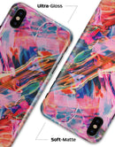 Liquid Abstract Paint Remix V73 - iPhone X Clipit Case
