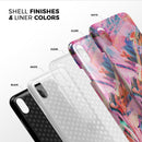 Liquid Abstract Paint Remix V73 - iPhone X Swappable Hybrid Case