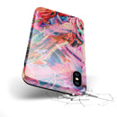 Liquid Abstract Paint Remix V73 - iPhone X Swappable Hybrid Case