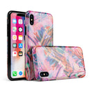 Liquid Abstract Paint Remix V73 - iPhone X Swappable Hybrid Case