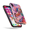 Liquid Abstract Paint Remix V73 - iPhone X Swappable Hybrid Case