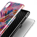 Liquid Abstract Paint Remix V73 - iPhone X Swappable Hybrid Case