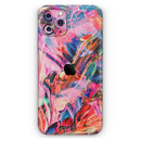 Liquid Abstract Paint Remix V73 - Vinyl Skin Wrap for iPhone 17 Pro Max, 17 Pro, 17 Air, 17, 16 & All Models — Soft Matte or Ultra Gloss