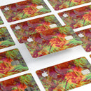 Liquid Abstract Paint Remix V74 - Premium Protective Decal Skin-Kit for the Apple Credit Card