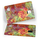 Liquid Abstract Paint Remix V74 - Premium Protective Decal Skin-Kit for the Apple Credit Card