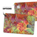 Liquid Abstract Paint Remix V74 - Premium Protective Decal Skin-Kit for the Apple Credit Card