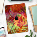 Liquid Abstract Paint Remix V74 - Full Body Skin Decal for the Apple iPad Pro 12.9", 11", 10.5", 9.7", Air or Mini (All Models Available)