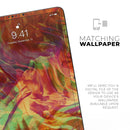Liquid Abstract Paint Remix V74 - Full Body Skin Decal for the Apple iPad Pro 12.9", 11", 10.5", 9.7", Air or Mini (All Models Available)