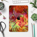 Liquid Abstract Paint Remix V74 - Full Body Skin Decal for the Apple iPad Pro 12.9", 11", 10.5", 9.7", Air or Mini (All Models Available)