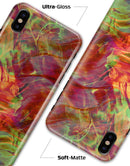 Liquid Abstract Paint Remix V74 - iPhone X Clipit Case