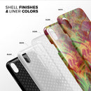 Liquid Abstract Paint Remix V74 - iPhone X Swappable Hybrid Case