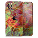 Liquid Abstract Paint Remix V74  - Protective Skin Wrap & Decal – Compatible with iPhone SE to iPhone 17 Pro Max (All Models)