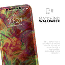 Liquid Abstract Paint Remix V74  - Protective Skin Wrap & Decal – Compatible with iPhone SE to iPhone 17 Pro Max (All Models)