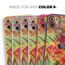Liquid Abstract Paint Remix V74  - Protective Skin Wrap & Decal – Compatible with iPhone SE to iPhone 17 Pro Max (All Models)