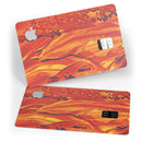 Liquid Abstract Paint Remix V75 - Premium Protective Decal Skin-Kit for the Apple Credit Card