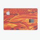 Liquid Abstract Paint Remix V75 - Premium Protective Decal Skin-Kit for the Apple Credit Card