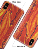 Liquid Abstract Paint Remix V75 - iPhone X Clipit Case