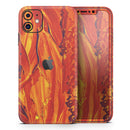 Liquid Abstract Paint Remix V75  - Protective Skin Wrap & Decal – Compatible with iPhone SE to iPhone 17 Pro Max (All Models)