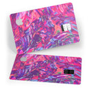 Liquid Abstract Paint Remix V76 - Premium Protective Decal Skin-Kit for the Apple Credit Card