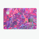Liquid Abstract Paint Remix V76 - Premium Protective Decal Skin-Kit for the Apple Credit Card