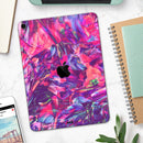 Liquid Abstract Paint Remix V76 - Full Body Skin Decal for the Apple iPad Pro 12.9", 11", 10.5", 9.7", Air or Mini (All Models Available)