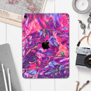 Liquid Abstract Paint Remix V76 - Full Body Skin Decal for the Apple iPad Pro 12.9", 11", 10.5", 9.7", Air or Mini (All Models Available)