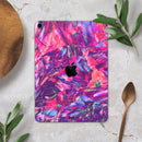 Liquid Abstract Paint Remix V76 - Full Body Skin Decal for the Apple iPad Pro 12.9", 11", 10.5", 9.7", Air or Mini (All Models Available)