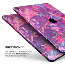 Liquid Abstract Paint Remix V76 - Full Body Skin Decal for the Apple iPad Pro 12.9", 11", 10.5", 9.7", Air or Mini (All Models Available)