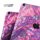 Liquid Abstract Paint Remix V76 - Full Body Skin Decal for the Apple iPad Pro 12.9", 11", 10.5", 9.7", Air or Mini (All Models Available)
