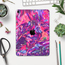 Liquid Abstract Paint Remix V76 - Full Body Skin Decal for the Apple iPad Pro 12.9", 11", 10.5", 9.7", Air or Mini (All Models Available)