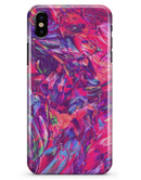 Liquid Abstract Paint Remix V76 - iPhone X Clipit Case