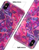Liquid Abstract Paint Remix V76 - iPhone X Clipit Case
