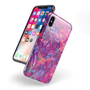 Liquid Abstract Paint Remix V76 - iPhone X Swappable Hybrid Case