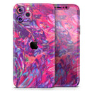Liquid Abstract Paint Remix V76  - Protective Skin Wrap & Decal – Compatible with iPhone SE to iPhone 17 Pro Max (All Models)