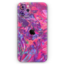 Liquid Abstract Paint Remix V76  - Protective Skin Wrap & Decal – Compatible with iPhone SE to iPhone 17 Pro Max (All Models)