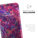 Liquid Abstract Paint Remix V76  - Protective Skin Wrap & Decal – Compatible with iPhone SE to iPhone 17 Pro Max (All Models)