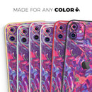 Liquid Abstract Paint Remix V76  - Protective Skin Wrap & Decal – Compatible with iPhone SE to iPhone 17 Pro Max (All Models)