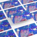 Liquid Abstract Paint Remix V77 - Premium Protective Decal Skin-Kit for the Apple Credit Card