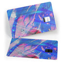 Liquid Abstract Paint Remix V77 - Premium Protective Decal Skin-Kit for the Apple Credit Card