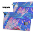 Liquid Abstract Paint Remix V77 - Premium Protective Decal Skin-Kit for the Apple Credit Card