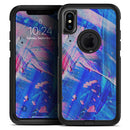 Liquid Abstract Paint Remix V77 - Skin Kit for the iPhone OtterBox Cases