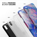 Liquid Abstract Paint Remix V77 - iPhone X Swappable Hybrid Case